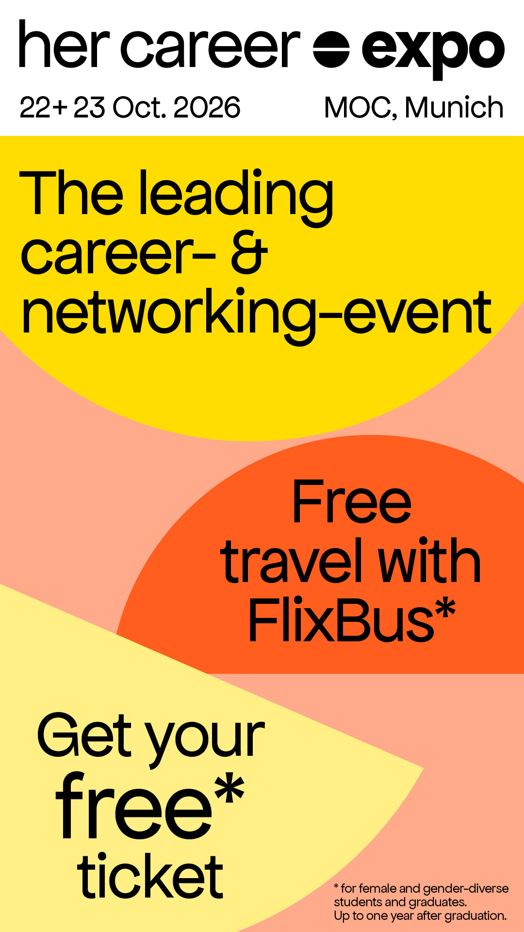 Free travel with flixbus herCAREER